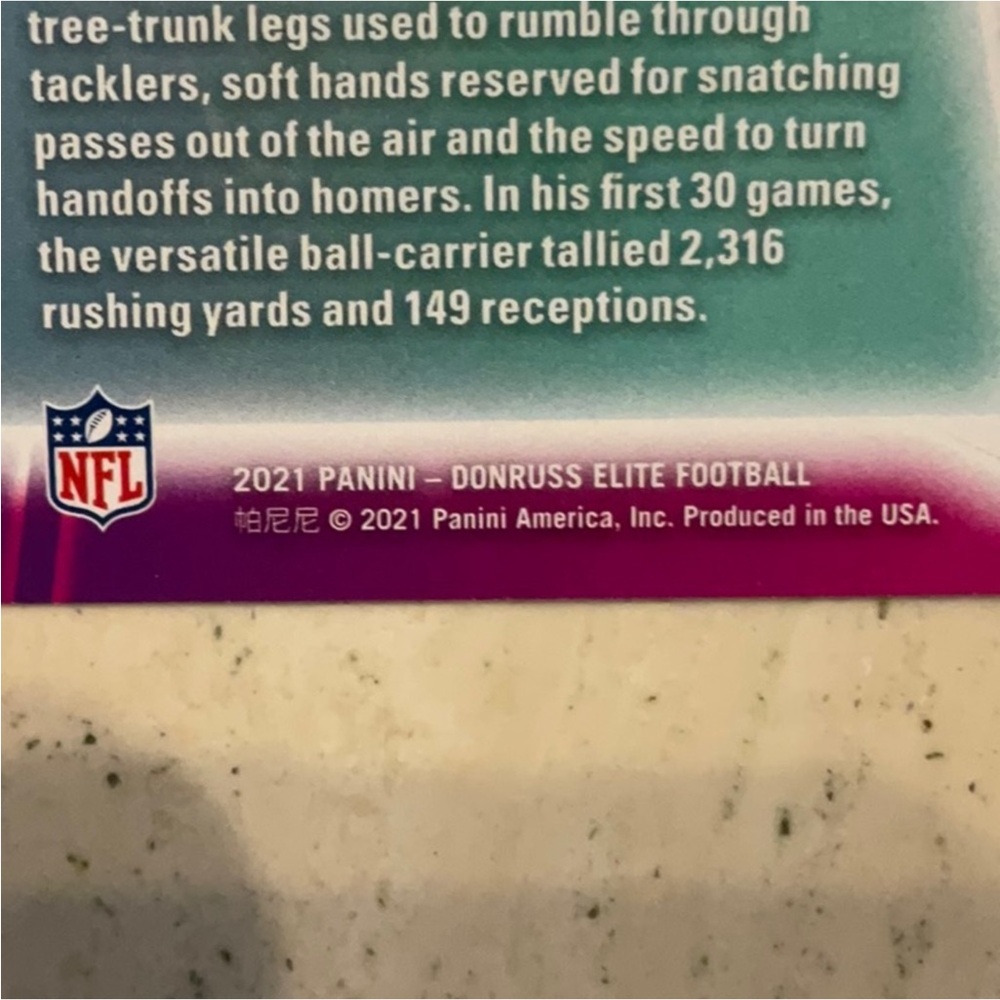 Saquon Barkley Panini 2021 Donruss Elite Star Status SS12 Football Card NFL NYG - Picture 4 of 5